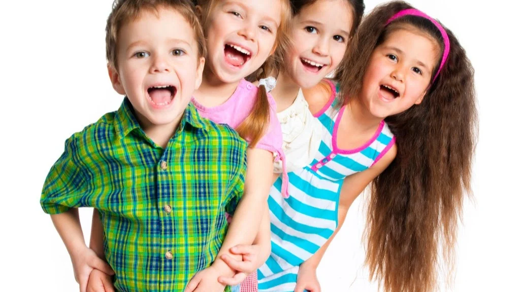 excited kids